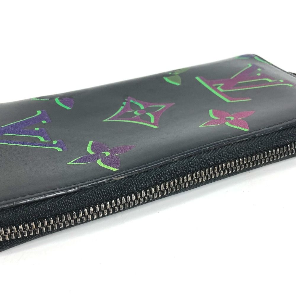 Louis Vuitton Wallet Zippy Vertical Leather Black — view 4