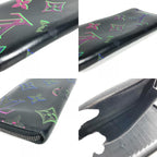 Louis Vuitton Wallet Zippy Vertical Leather Black — view 7