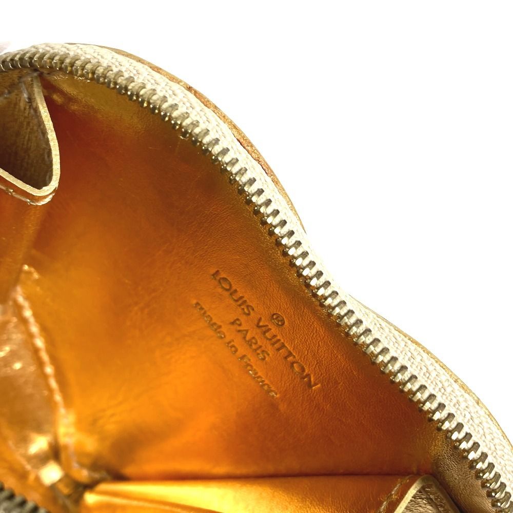 Louis Vuitton Coin Case Portomonecle Leather Gold — view 6