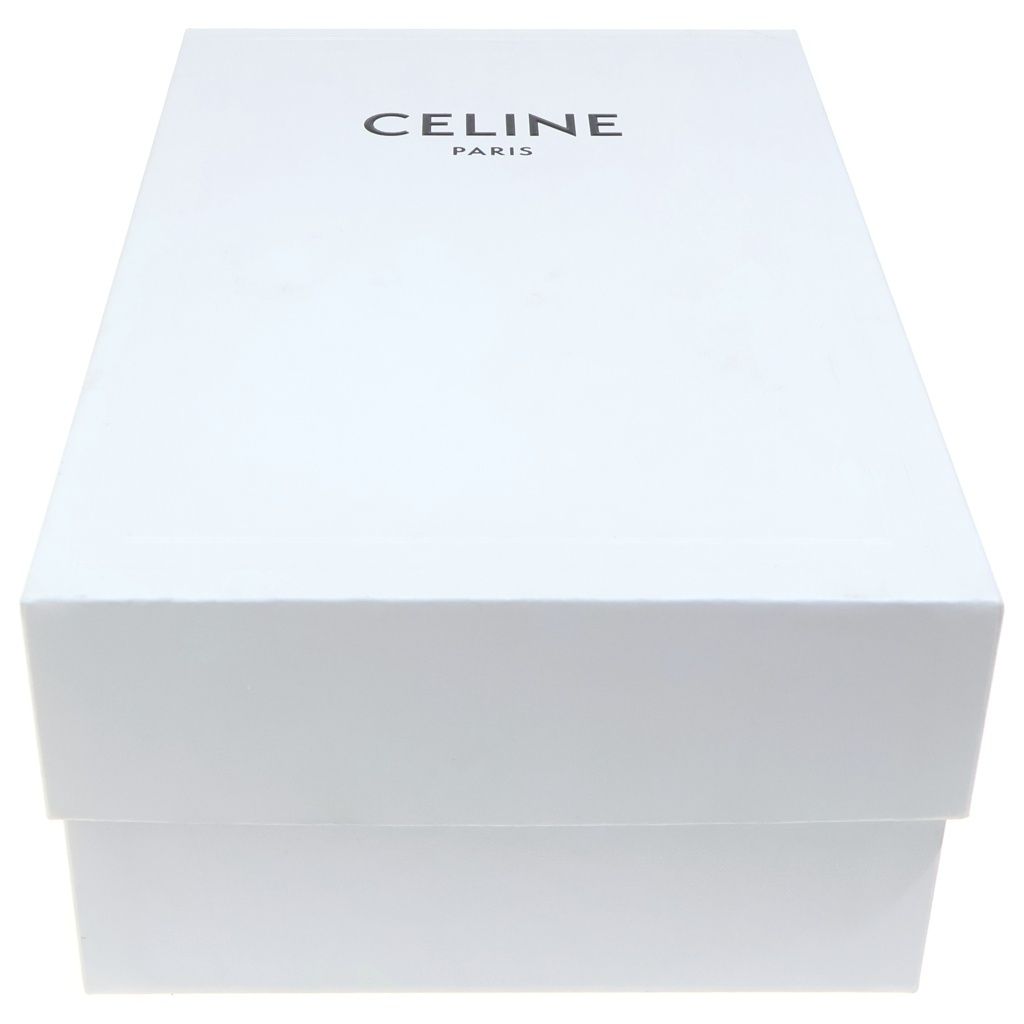 Celine Trionphe Slingback Heels in Lizard in Nude Triomphe Sling Back Black — view 7