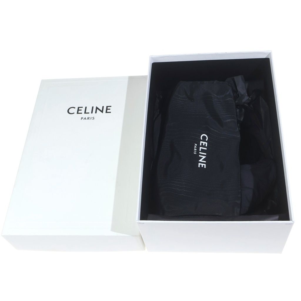 Celine Trionphe Slingback Heels in Lizard in Nude Triomphe Sling Back Black — view 6