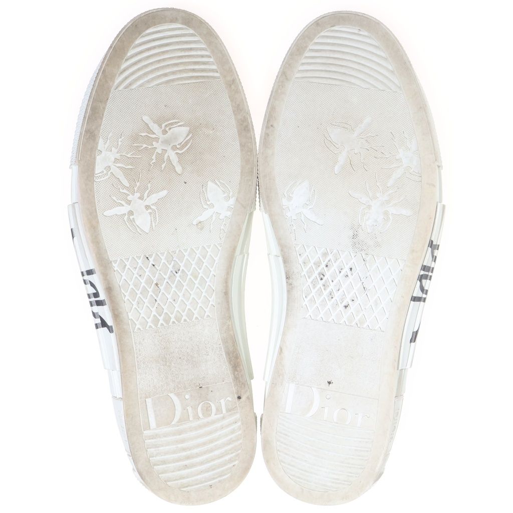 Dior Shawn Stussy High Top Sneaker Noir Oblique Pattern Cut Sneakers Gray — view 5