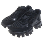 Prada Cloudbust Thunder Knit Fabric Sneakers Low Cut Shoes Black — view 2