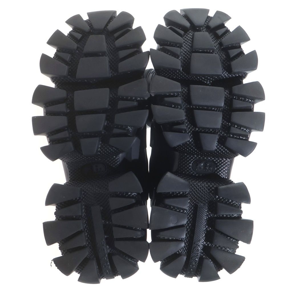 Prada Cloudbust Thunder Knit Fabric Sneakers Low Cut Shoes Black — view 5