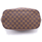 Louis Vuitton Damier Ebene Sienna MM Leather 2-Way Shoulder Bag Tote Brown — view 4