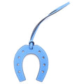 Hermes Paddock Cheval Horse Shoe Veau Swift Horseshoe Motif Bag Charm Blue
