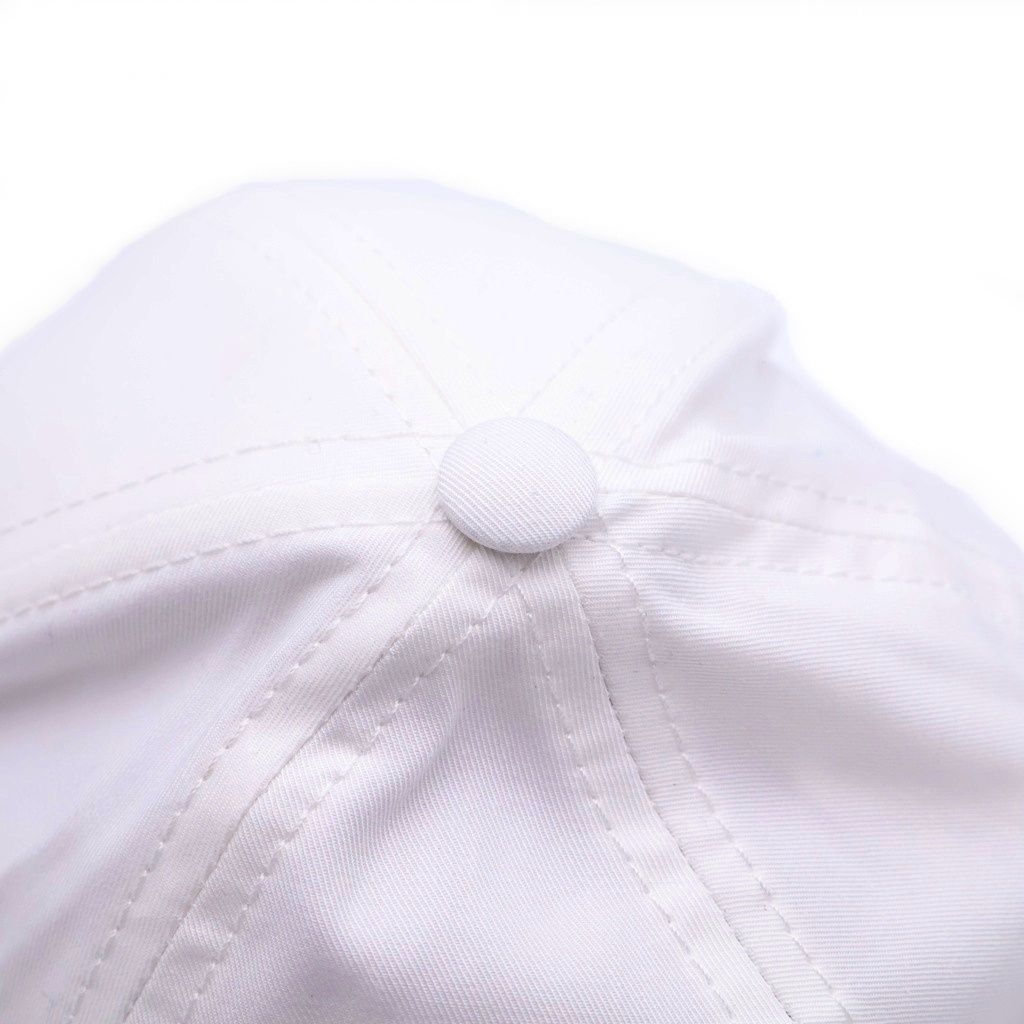 Celine Cotton Gabardine Baseball Cap White — view 8