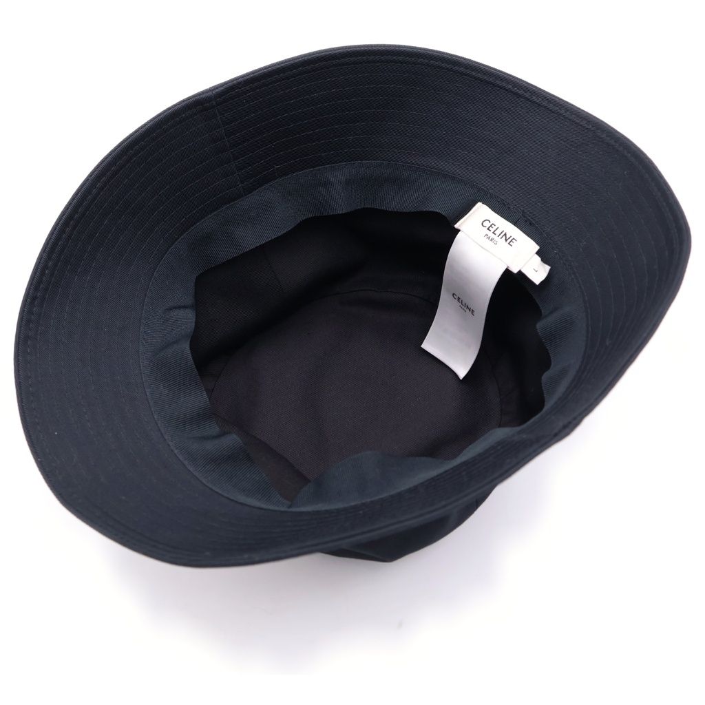 Celine Logo Bucket Hat Print Black — view 5