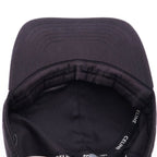 Celine Logo Embroidery Baseball Cap Hat Black — view 5