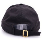 Celine Logo Embroidery Baseball Cap Hat Black — view 2
