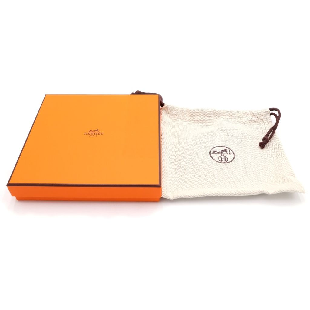Hermes Bandouliere Sangles Zigzag Shoulder Strap Veau Swift Silver Pink Brown — view 6