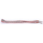 Hermes Bandouliere Sangles Zigzag Shoulder Strap Veau Swift Silver Pink Brown — view 3