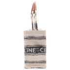 Celine Cabas Thais Large Logo Canvas Tote Beige Navy Ivory — view 3