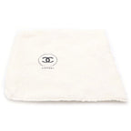 Chanel Quilted CC Logo Suede Fringe Tassel Chain Shoulder Bag Green — view 8