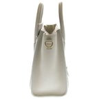 Celine Luggage Nano Leather 2-Way Shoulder Bag Beige — view 3