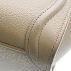 Celine Luggage Nano Leather 2-Way Shoulder Bag Beige — view 6