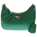 Prada Re Edition Saffiano Leather 2-Way Shoulder Bag Green