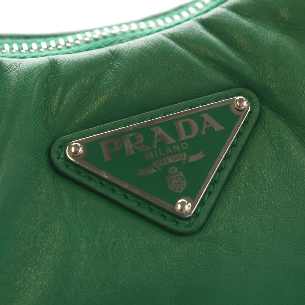 Prada Re Edition Saffiano Leather 2-Way Shoulder Bag Green — view 6