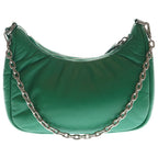 Prada Re Edition Saffiano Leather 2-Way Shoulder Bag Green — view 2