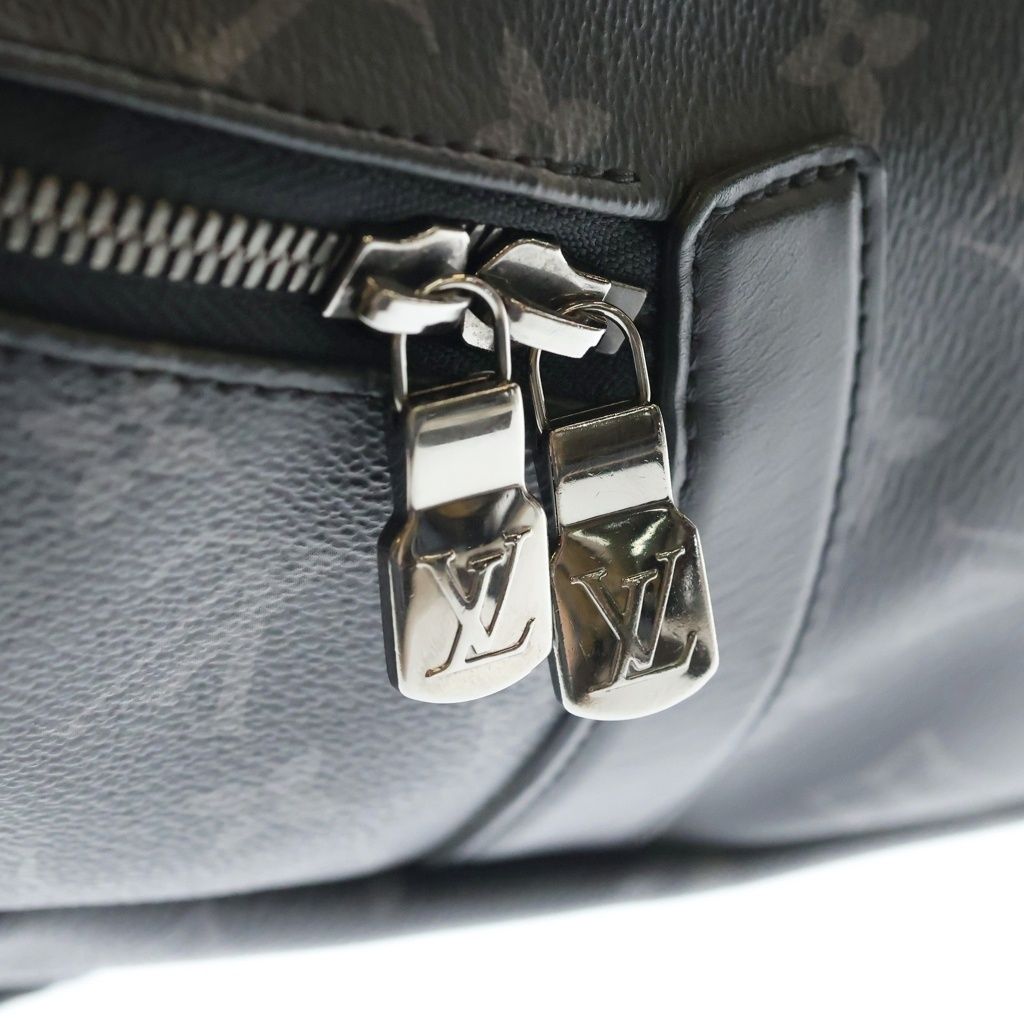 Louis Vuitton Monogram Eclipse Apollo Backpack Black — view 7