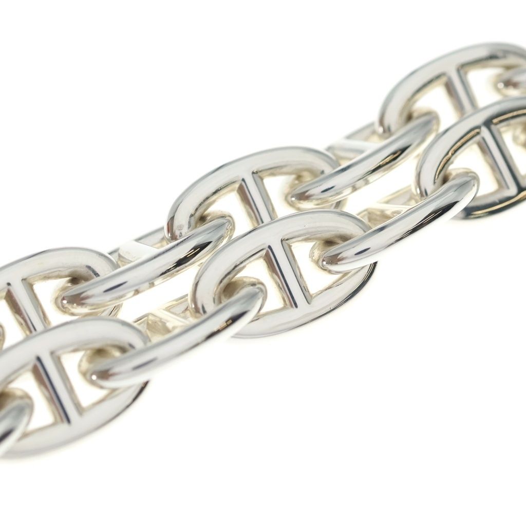 Hermes Chaine D'ancre Necklace Chain Silver — view 4