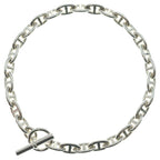 Hermes Chaine D'ancre Necklace Chain Silver — view 2