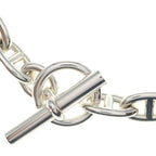 Hermes Chaine D'ancre Necklace Chain Silver