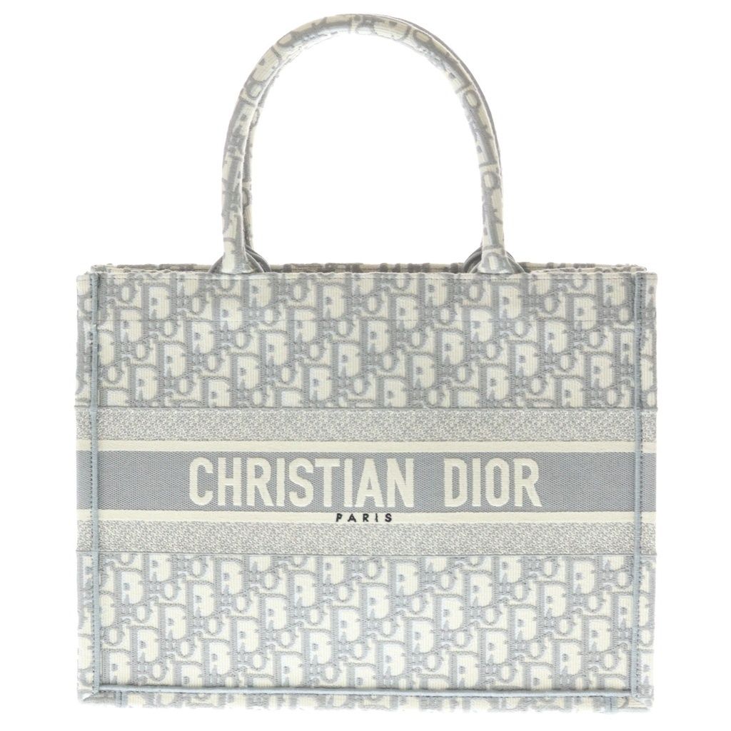 Dior Book Tote Oblique Canvas Gray