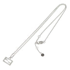 Fendi FF Logo Necklace Silver — view 2