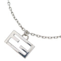 Fendi FF Logo Necklace Silver