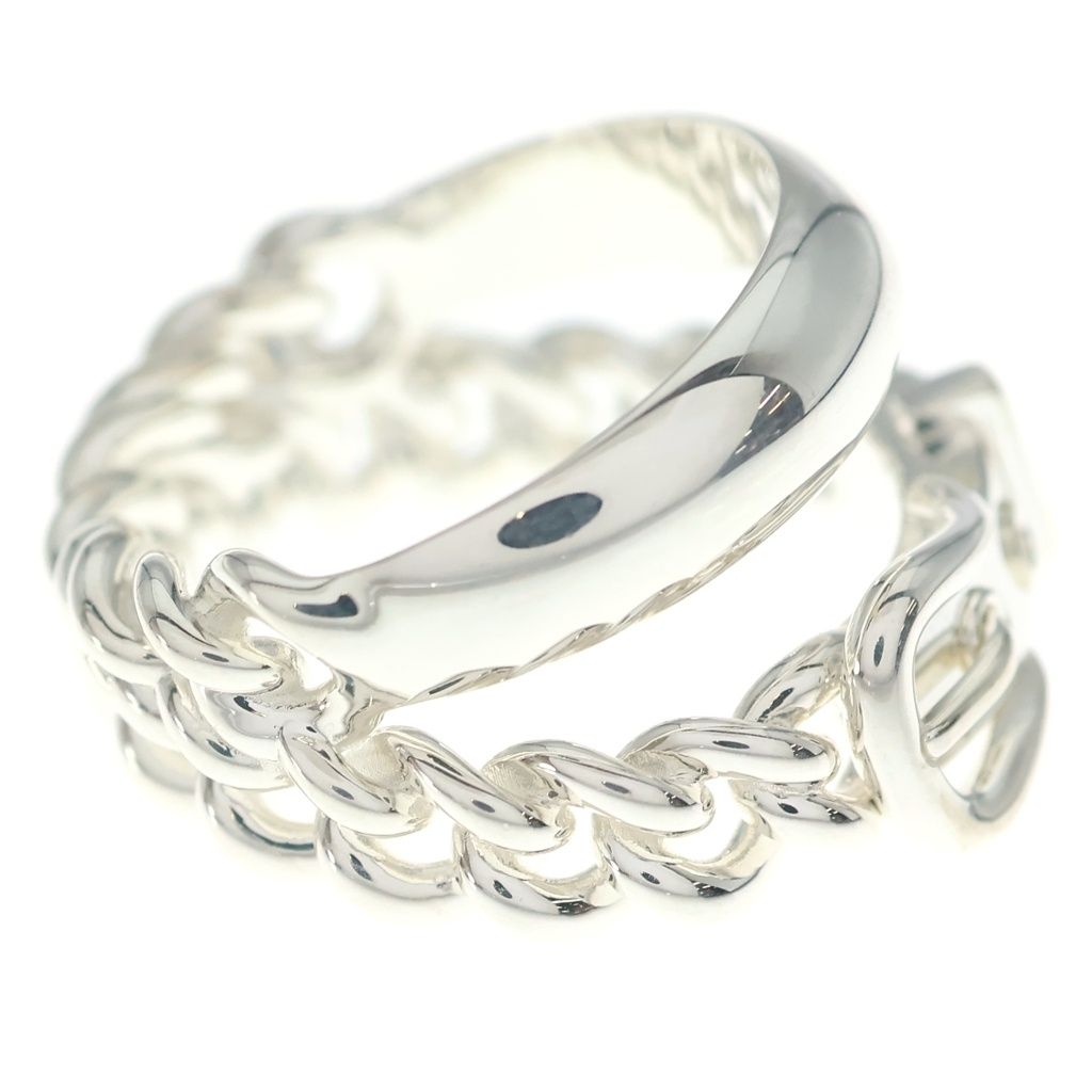 Hermes Book le Cellier Inflexible 58 Ring Silver