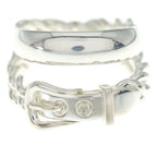 Hermes Book le Cellier Inflexible 58 Ring Silver