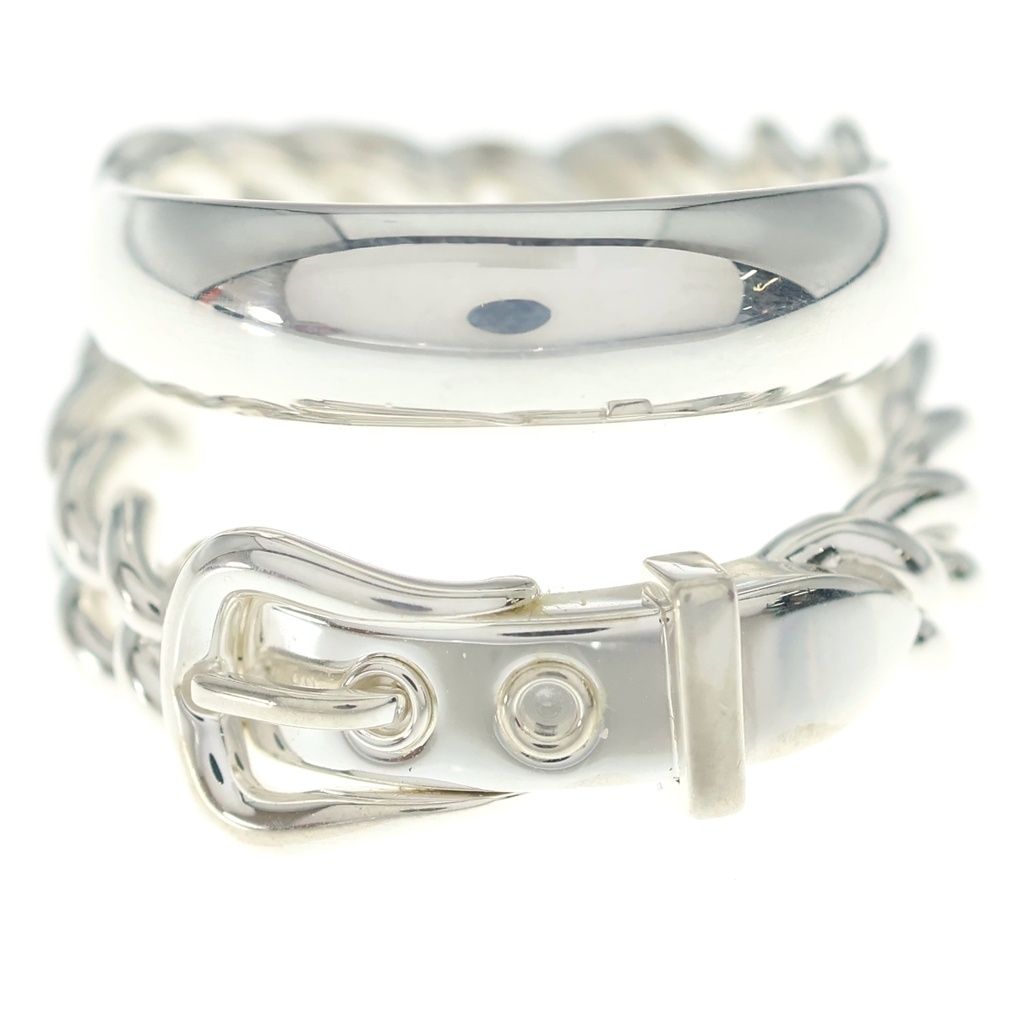 Hermes Book le Cellier Inflexible 58 Ring Silver