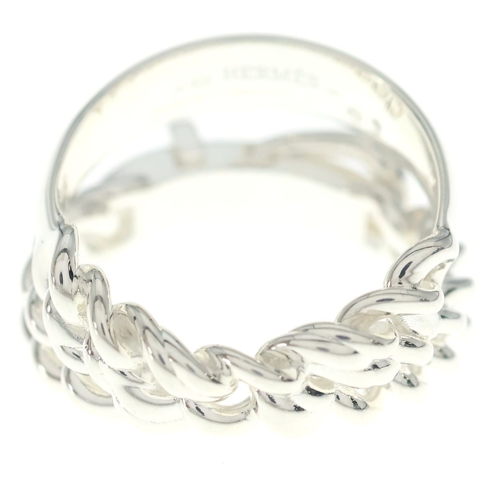 Hermes Book le Cellier Inflexible 58 Ring Silver