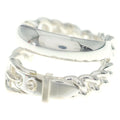 Hermes Book le Cellier Inflexible 58 Ring Silver