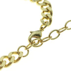 Dior Evolution Logo Rhinestone Choker Necklace Gold — view 4