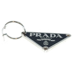 Prada Earrings Silver Black — view 4