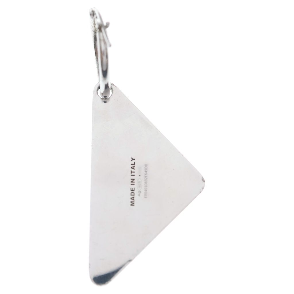 Prada Earrings Silver Black — view 2