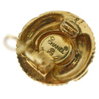 Chanel CC Logo Faux Pearl Vintage Earrings Gold — view 5
