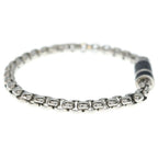 Louis Vuitton Monogram Eclipse Chain Bracelet Silver Black — view 3