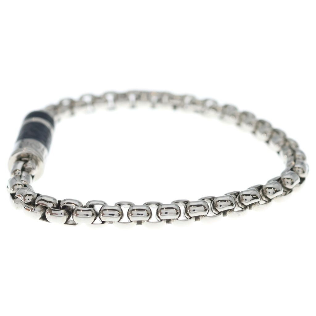 Louis Vuitton Monogram Eclipse Chain Bracelet Silver Black — view 4