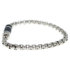 Louis Vuitton Monogram Eclipse Chain Bracelet Silver Black — view 4