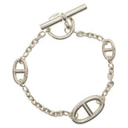 Hermes Chaine D'ancre Farandole Bracelet Argente Silver