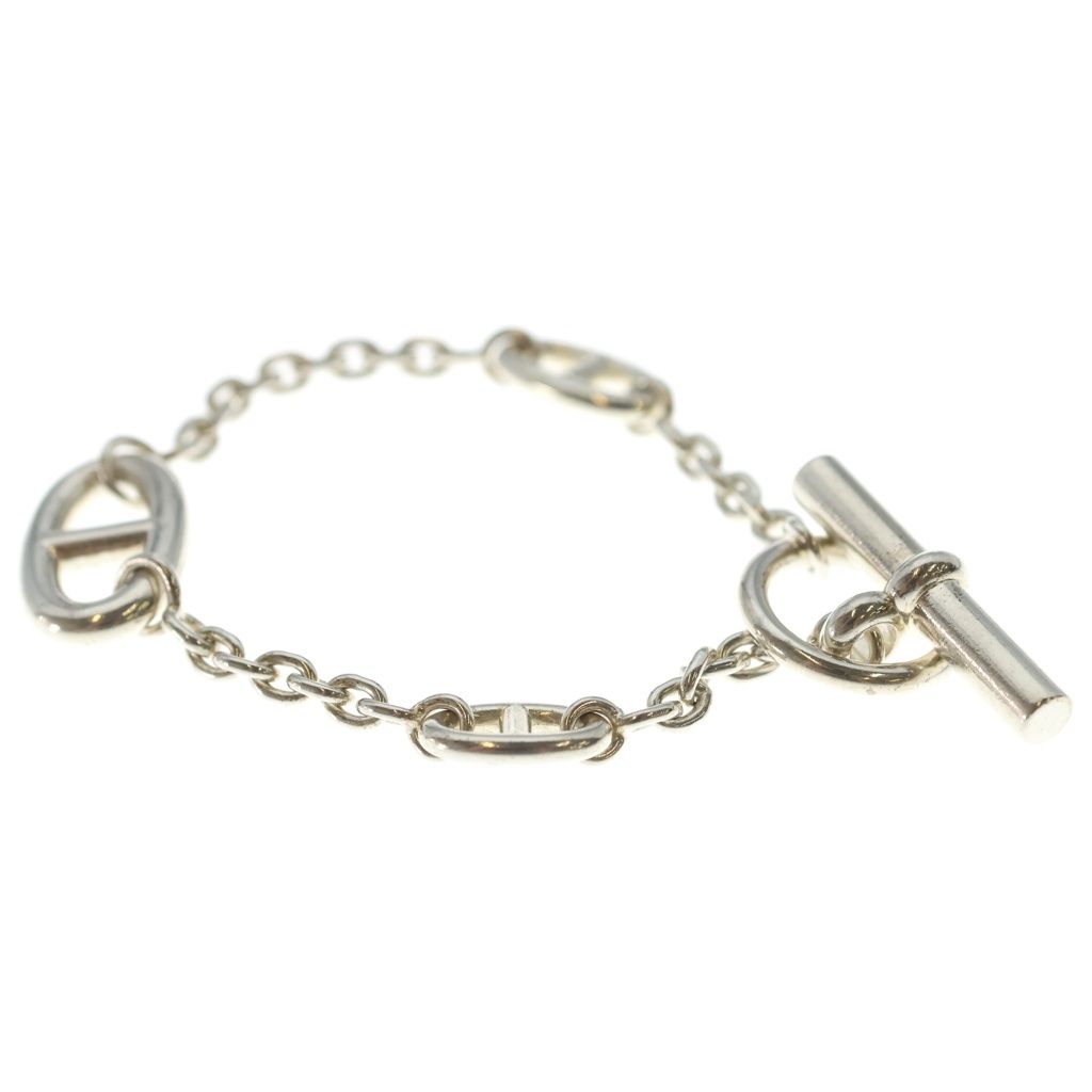 Hermes Chaine D'ancre Farandole Bracelet Argente Silver — view 4