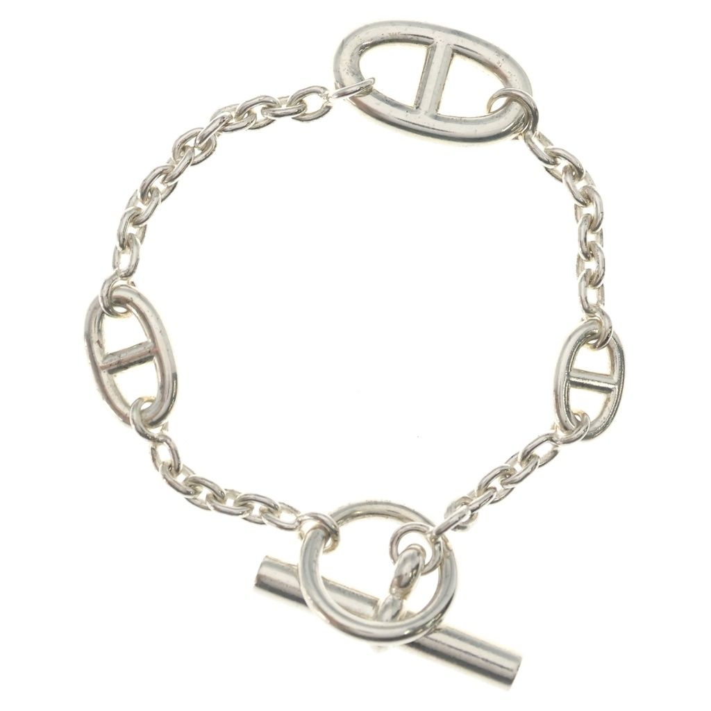Hermes Chaine D'ancre Farandole Bracelet Argente Silver — view 2