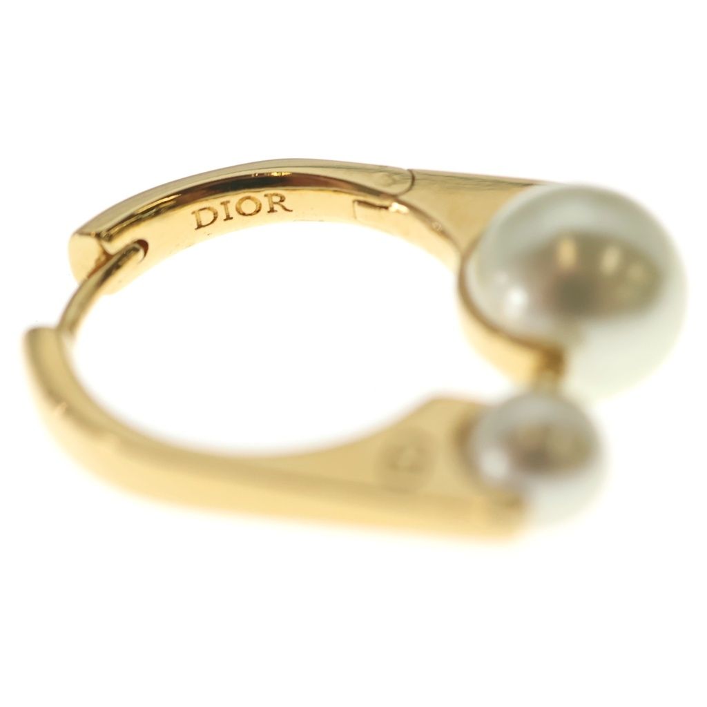 Dior Tribales New Look Faux Pearl Earrings Gold — view 5