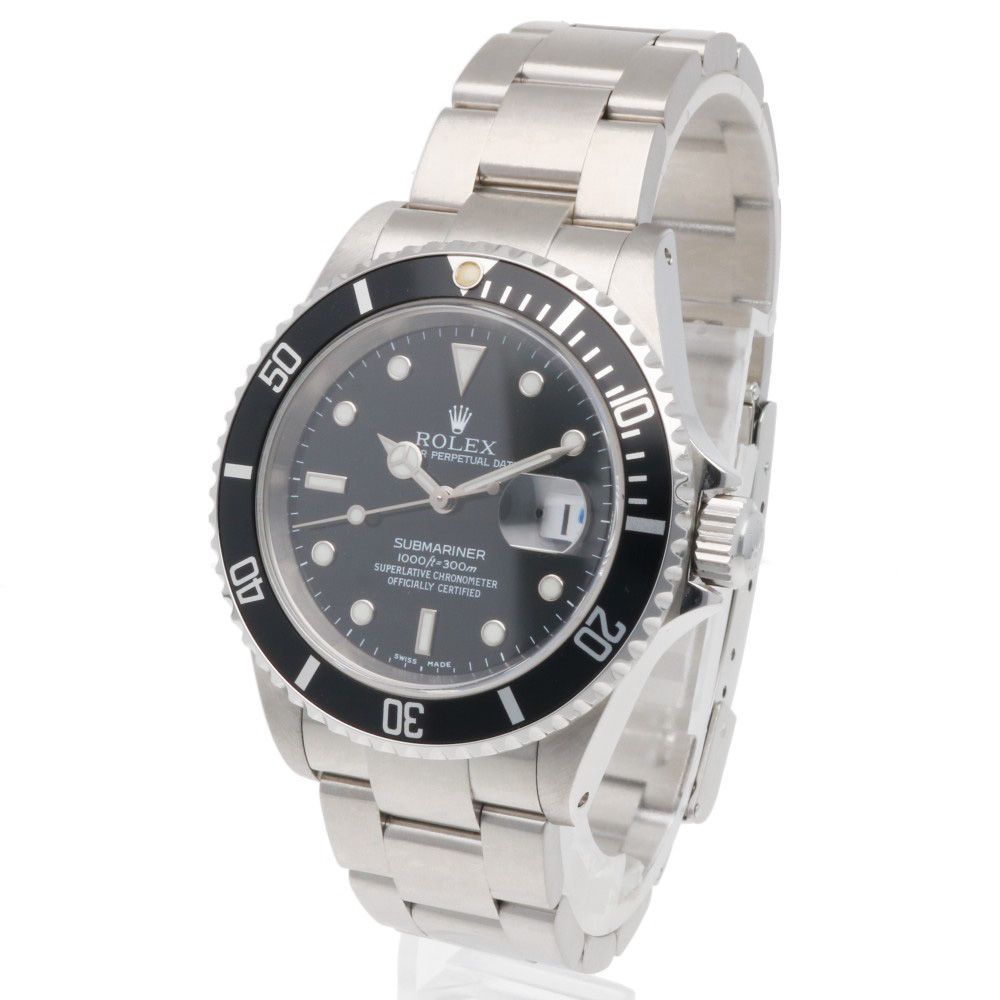 Rolex Submariner Oyster Perpetual Watch Stainless Steel Automatic Winding — view 3