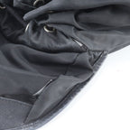 Prada Tessuto Nylon Leather Backpack Shoulder Bag Black — view 9