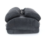 Prada Tessuto Nylon Leather Backpack Shoulder Bag Black — view 5