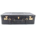 Gucci Vintage Leather Trunk Hardcase Bag Suitcase Black — view 4